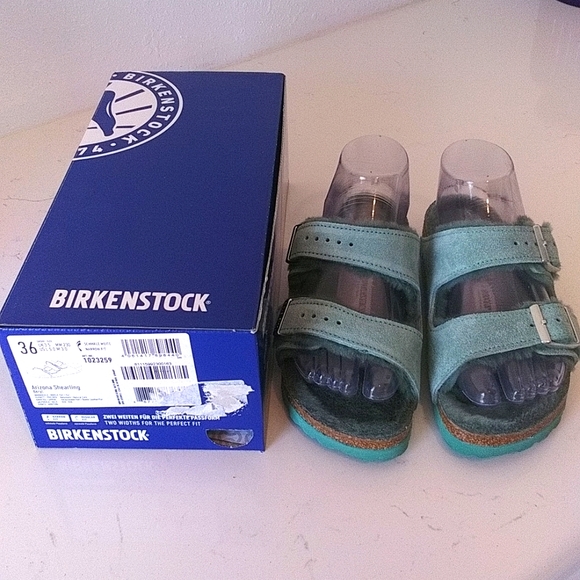 Birkenstock Arizona Beryl Shearling ladies 36/5 39/8 - Picture 2 of 9
